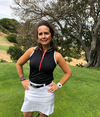 Marti Evans, Golfer Wearing My New Arms